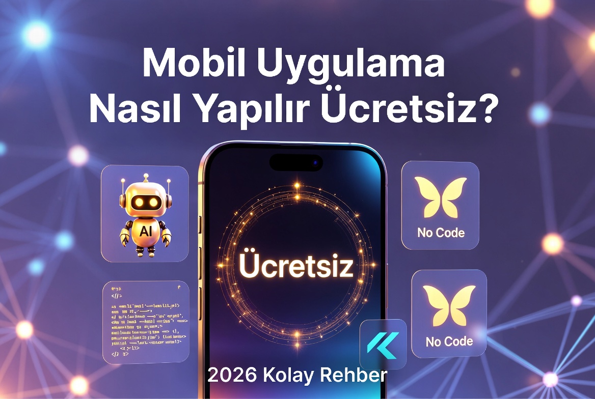 Mobil Uygulama Nasıl Yapılır Ücretsiz? 2026’da Gerçekçi ve Kolay Yöntemler