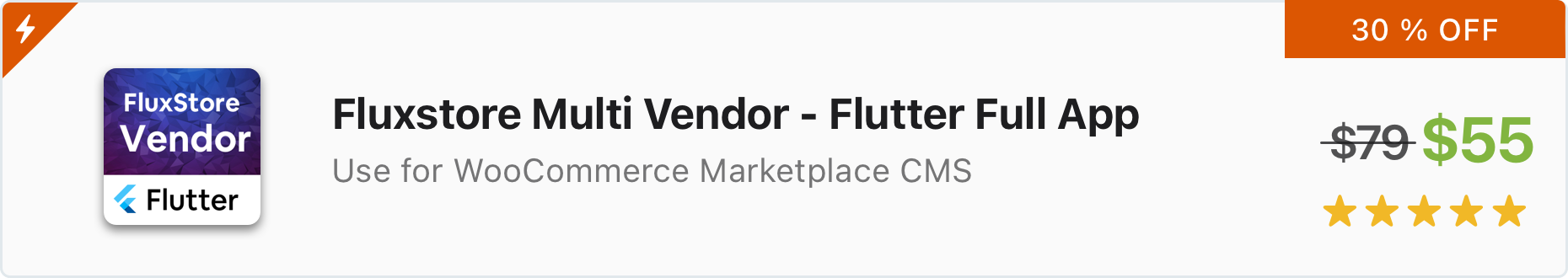 Flutter Bileşeni: FluxStore Çoklu Satıcılar - Pazar yeri çarpıntı uygulaması