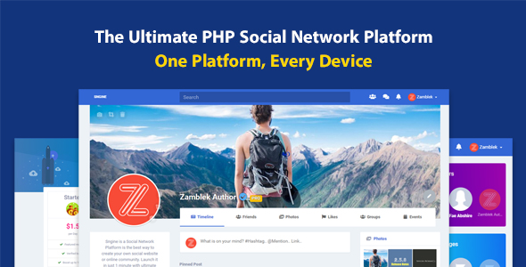 Sngine - En İyi PHP Sosyal Ağ Platformu 1