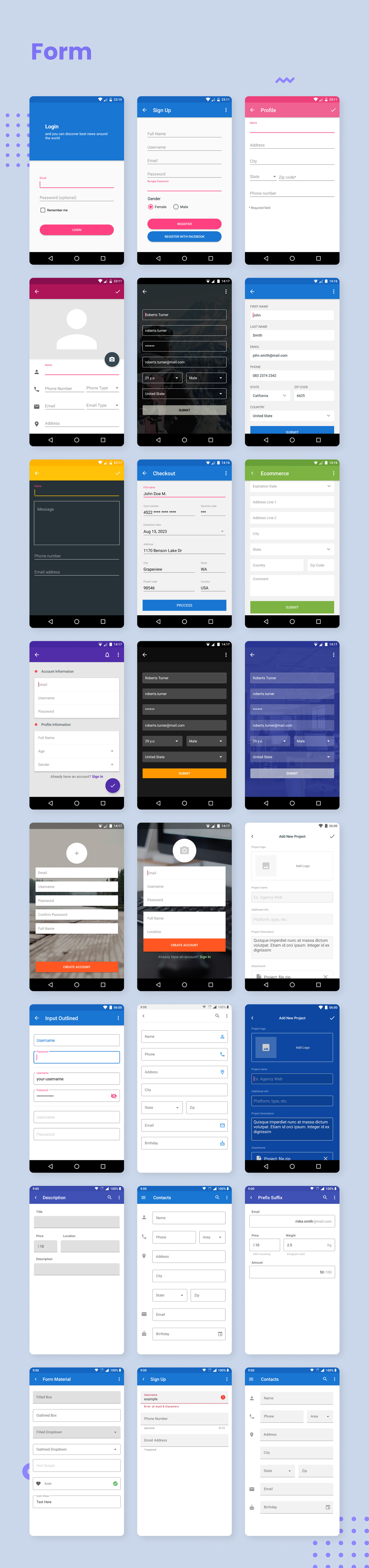 MaterialX - Android Materyal Tasarımı Kullanıcı Arayüzü 2.8 - 22