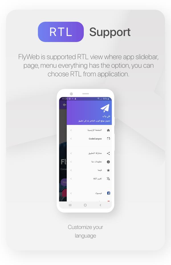 Web'den Uygulamaya Dönüştürücü Flutter için FlyWeb + Yönetici Paneli - 25