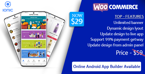 Çok satıcılı özelliklere sahip woocommerce için Hızlı Sipariş çarpıntı mobil uygulaması 1