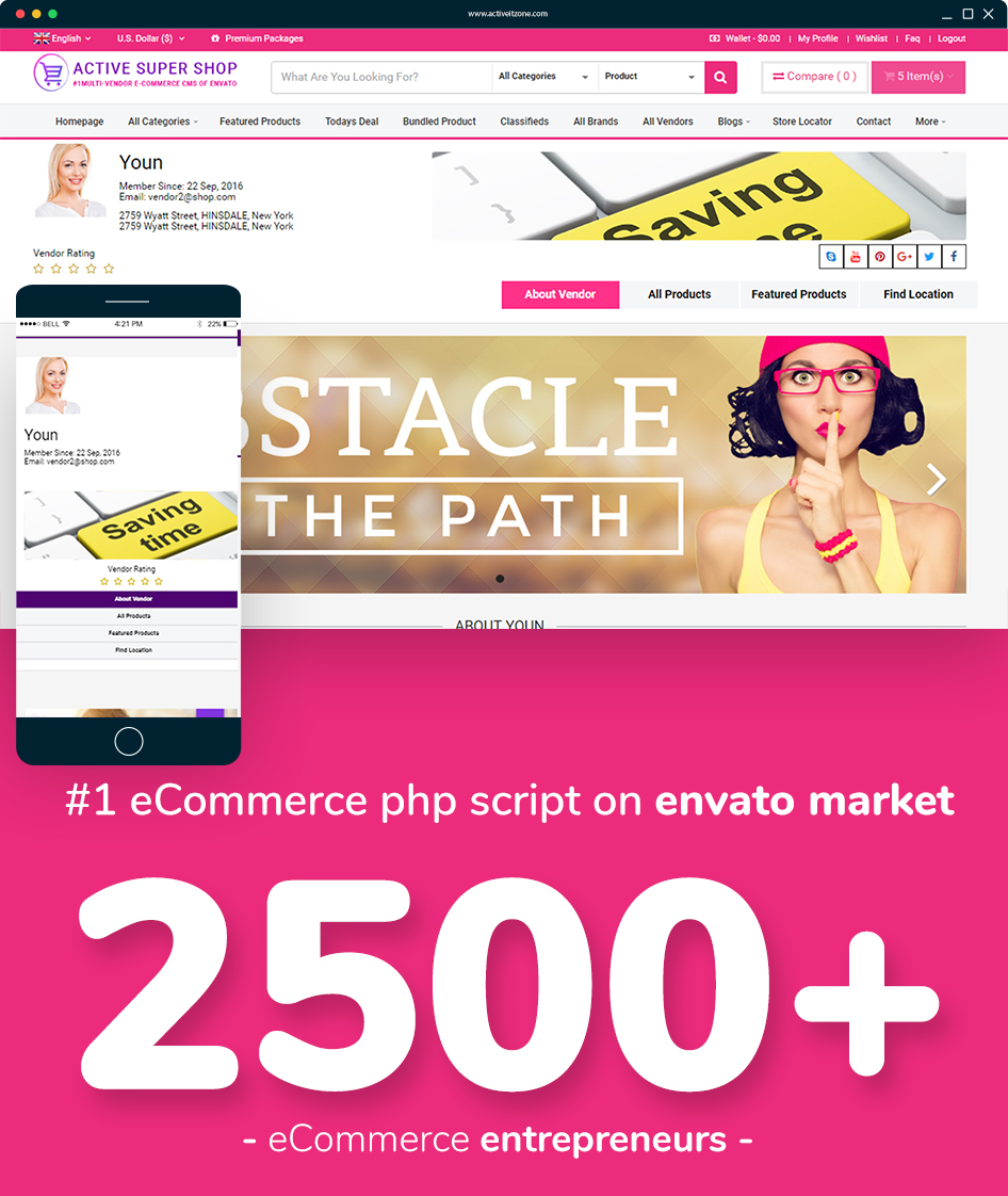 Active Super Shop Çok satıcılı CMS - 2