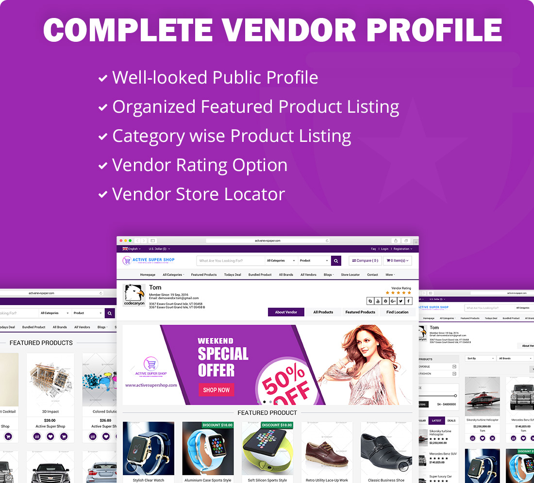Active Super Shop Çok satıcılı CMS - 10