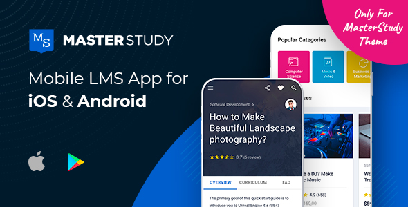 MasterStudy LMS Mobil Uygulaması - Flutter iOS ve Android 1