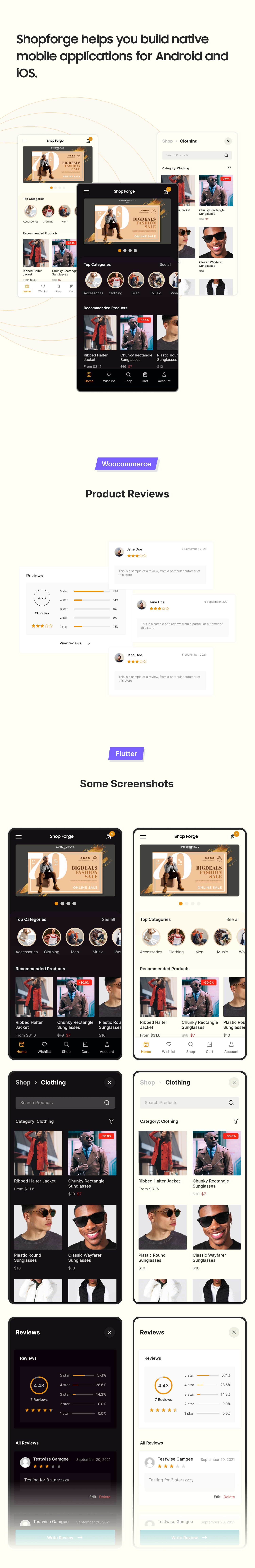Shopforge – WooCommerce Mobil Uygulamaları (Android ve iOS)