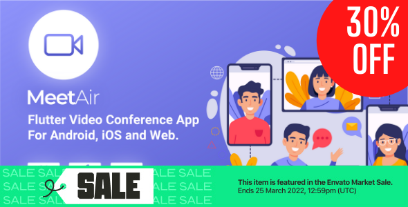 MeetAir - Canlı Sınıf, Toplantı, Web Semineri, Çevrimiçi Eğitim için iOS ve Android Video Konferans Uygulaması 1
