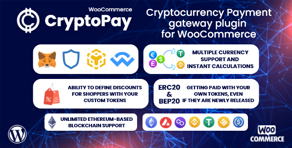 CryptoPay WooCommerce - Cryptocurrency ödeme ağ geçidi eklentisi 1