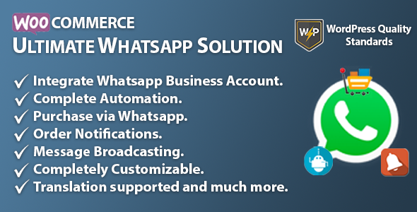 WooCommerce Ultimate WhatsApp Çözümü - Siparişler | Bildirimler | Otomasyon 1