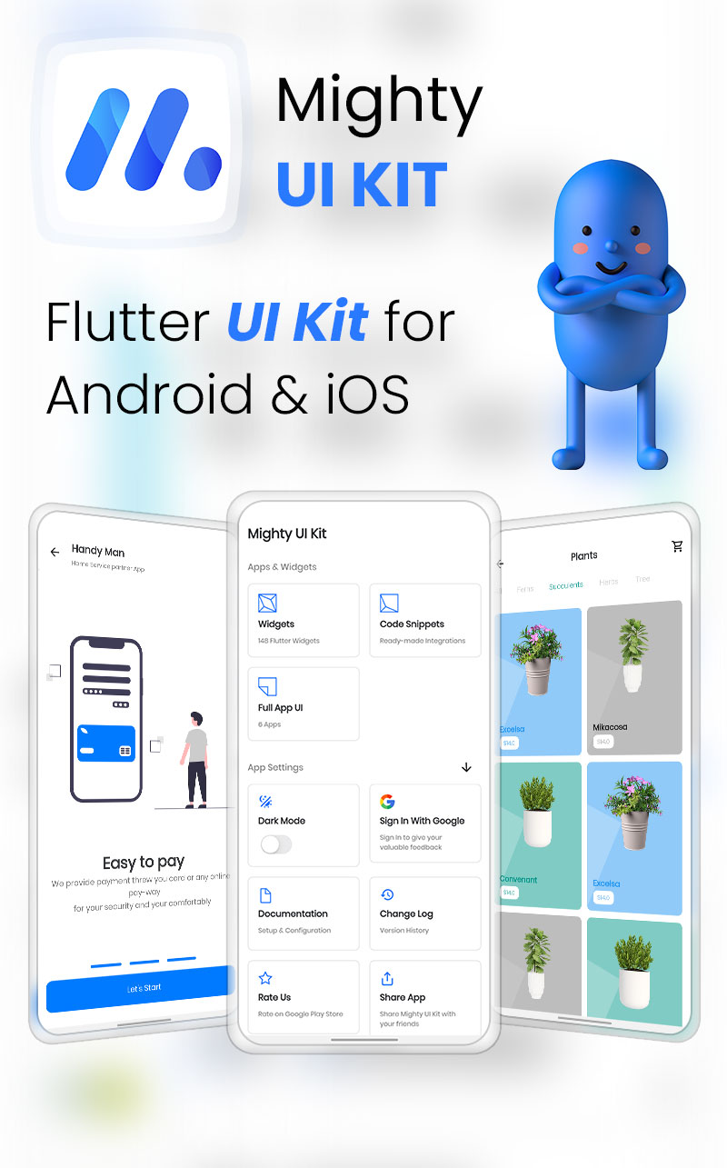 MightyUIKit - Ekran Oluşturuculu Flutter 2.0 UI Kiti - 6