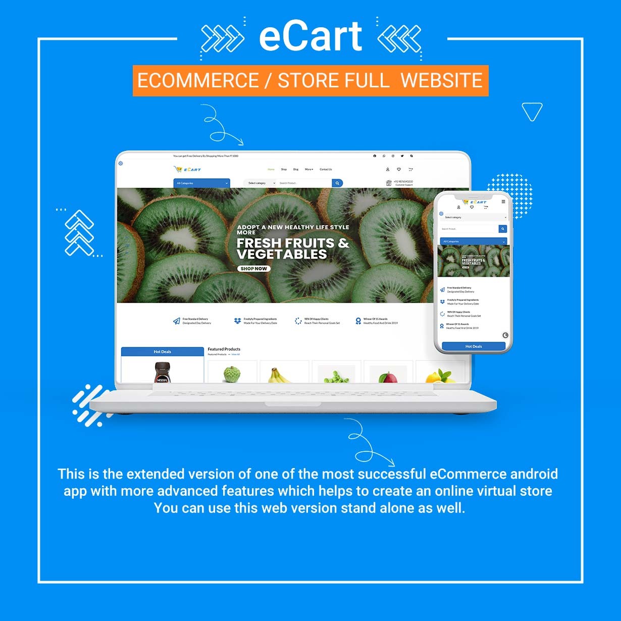 eCart Web - E-ticaret / Mağaza Tam Web Sitesi - 2