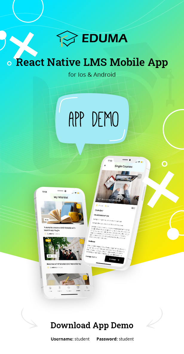 Eduma Mobile - iOS ve Android için React Native LMS Mobile App - 4