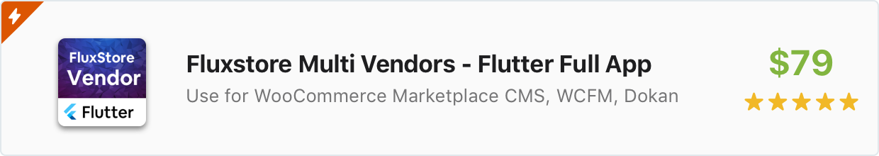 Flutter Bileşeni: FluxStore BigCommerce - Flutter E-ticaret Tam Uygulaması
