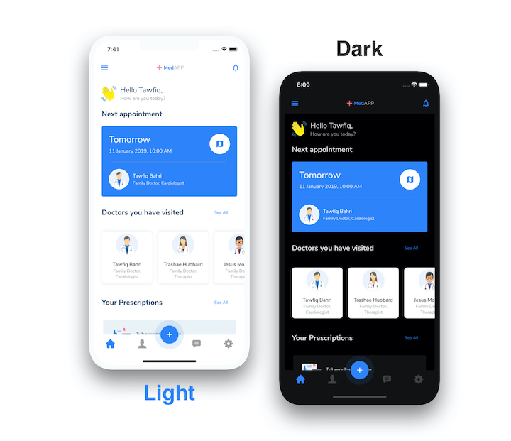 MedAPP - Flutter Tıbbi Randevu Rezervasyon Uygulaması Kullanıcı Arayüzü - 5