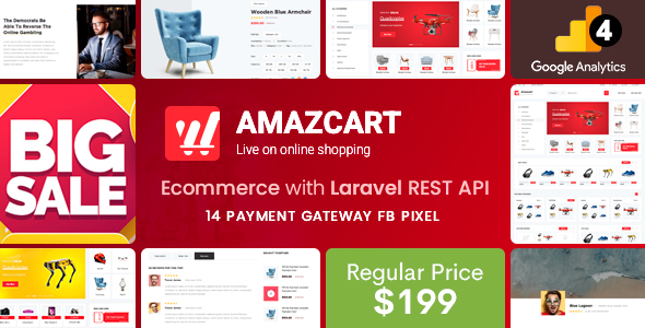 AmazCart – Laravel E-Ticaret Sistemi CMS