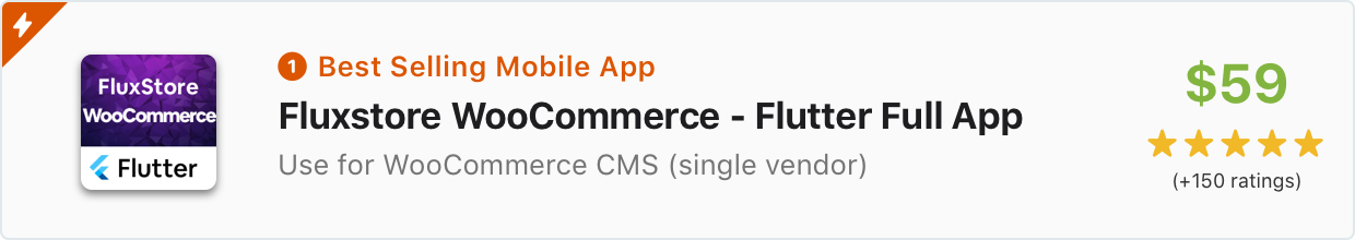 FluxStore Teslimat Boyu – WooCommerce için Flutter Uygulaması