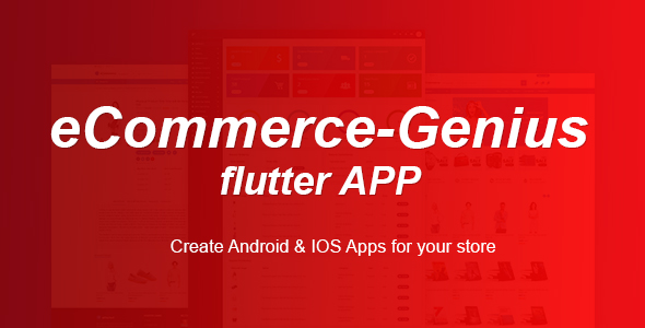 GeniusCart APP – Çok satıcılı e-Ticaret Android ve IOS Flutter Uygulaması