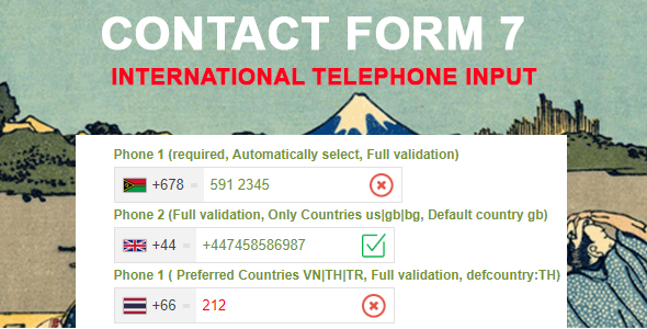 İletişim Formu 7 Uluslararası Telefon Girişi 1