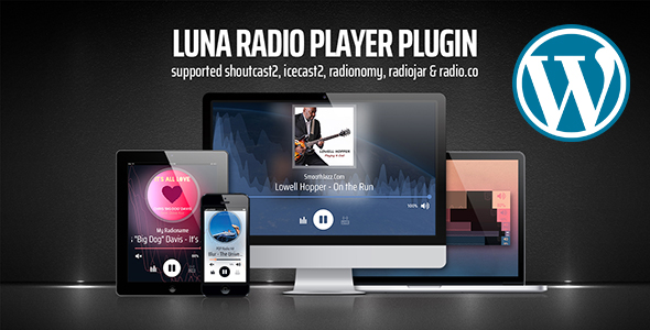Luna Web Radyo Oynatıcı WordPress Eklentisi 1