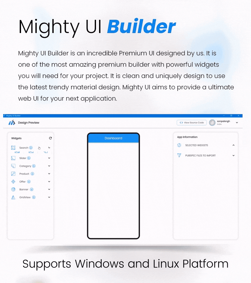MightyUIKit - Ekran Oluşturuculu Flutter 2.0 UI Kiti - 7