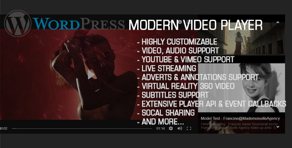 Modern Video Galeri Oynatıcı