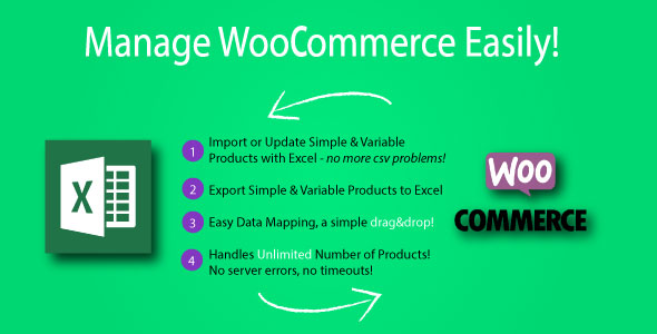 WooCommerce için Excel ile Ürün İthalat İhracatı