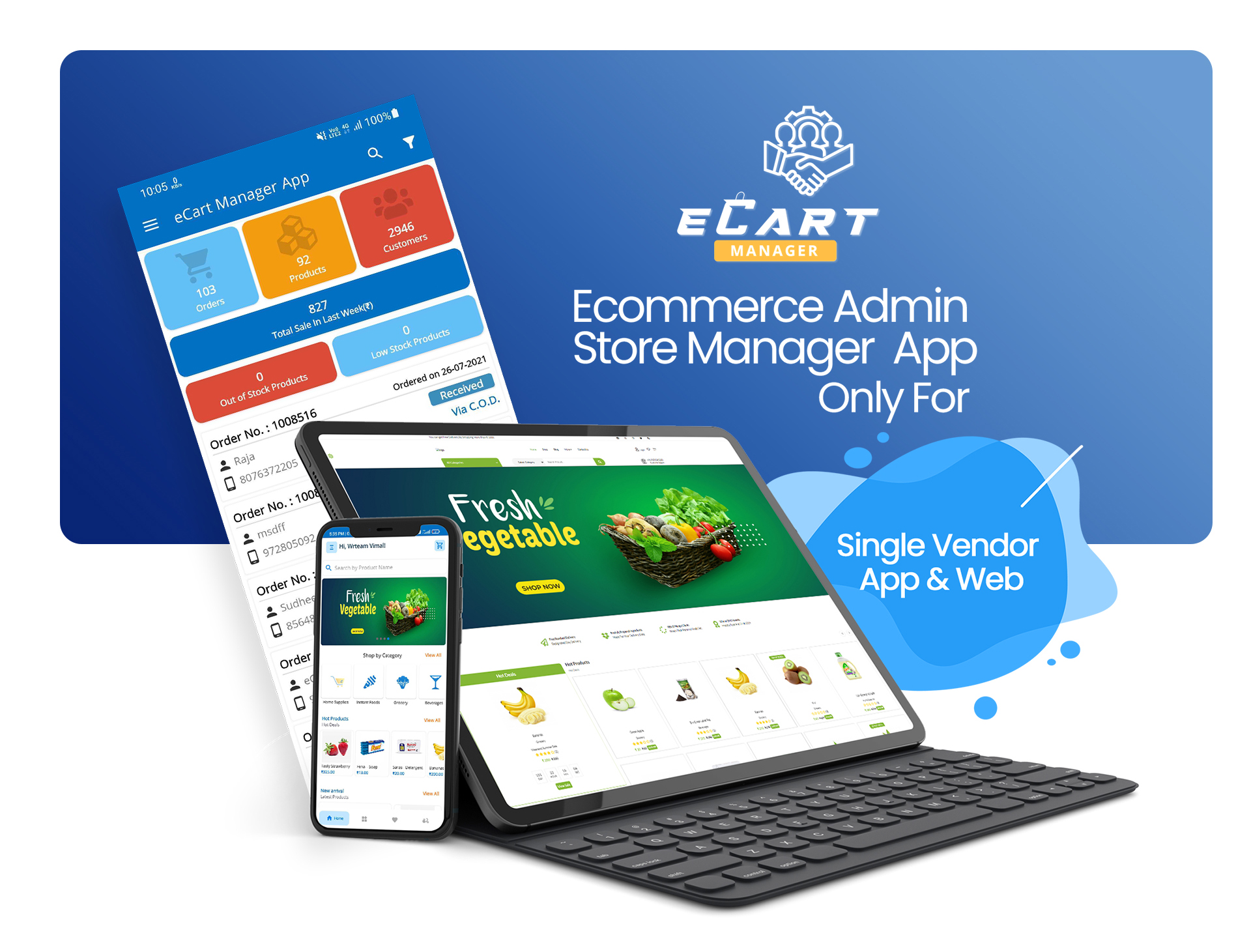 eCart - E-ticaret Yöneticisi / Mağaza Yöneticisi uygulaması - 3
