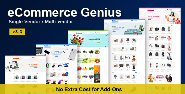 eCommerce Genius - Komple Çoklu Satıcı e-Ticaret İş Yönetim Sistemi 1